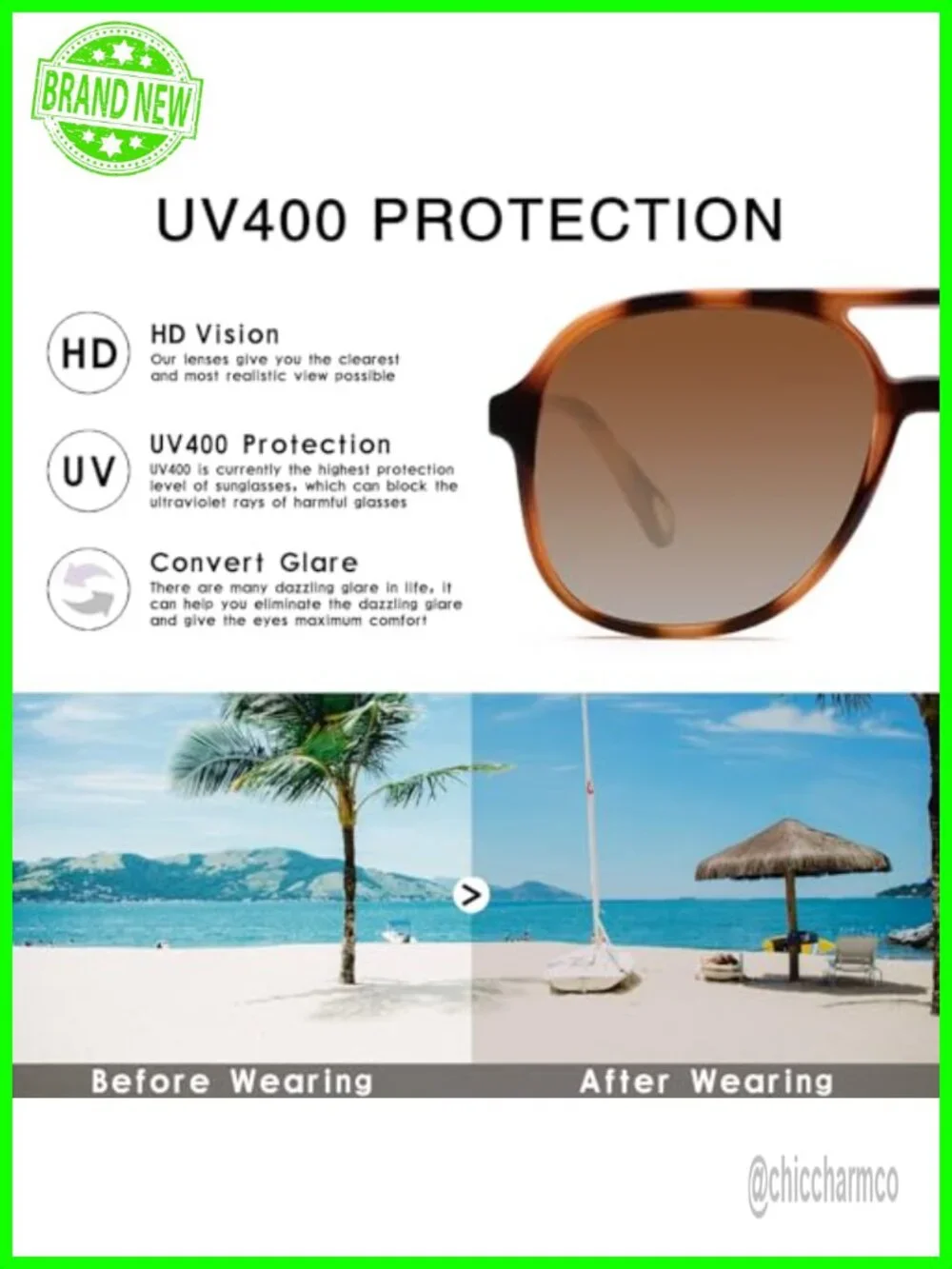 Retro Square Aviator Sunglasses for Women Men Double Bridge UV400